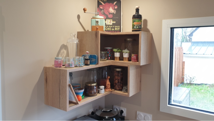 Atelier Penn Koad Menuisier Vannes Etagere D Angle