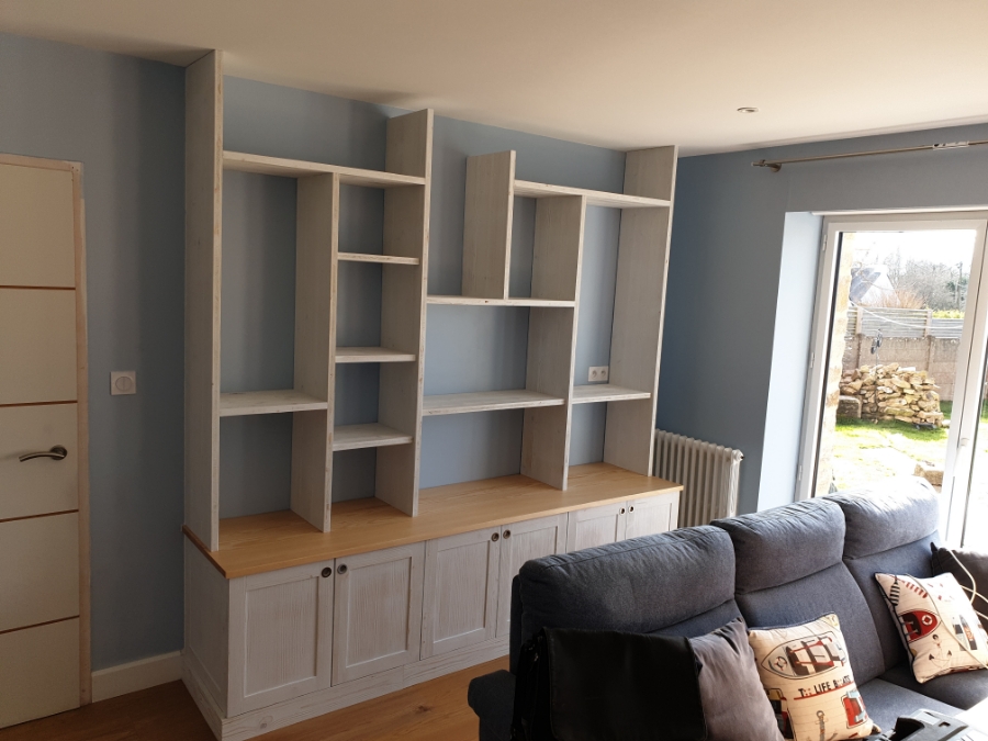 Atelier Penn Koad Menuisier Vannes Bibliotheque 1