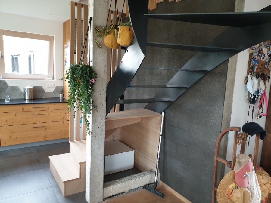 Atelier Penn Koad Menuisier Vannes Escalier Ploemel 1