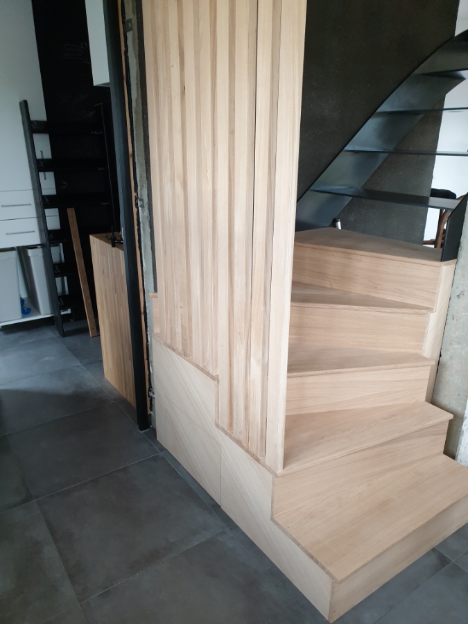 Atelier Penn Koad Menuisier Vannes Escalier Ploemel 3